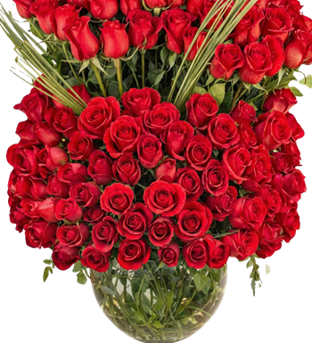 vazoda güller, gül şelalesi, gül siparişi, vazo çiçekleri