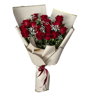 kırmızı gül, gül buketi, sevgiliye çiçek, istem çiçeği, gül