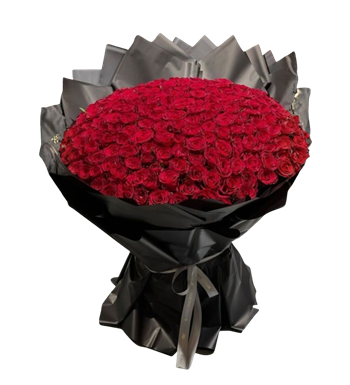 101 gül, kırmızı gül buketi, büyük gül buketi, isteme çiçeği
