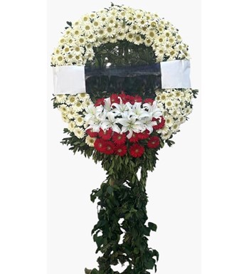garbera çelenk, Taziye çelengi, lilyum, krc çicek sipariş