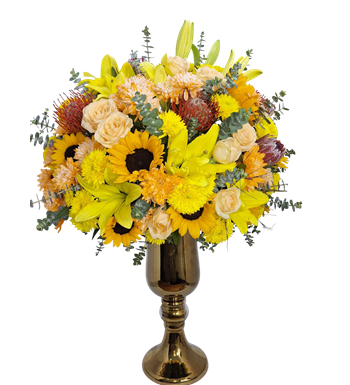 ayçiçeği senfonisi, krc çiçek, maslak çiçek, sarı lilyum al