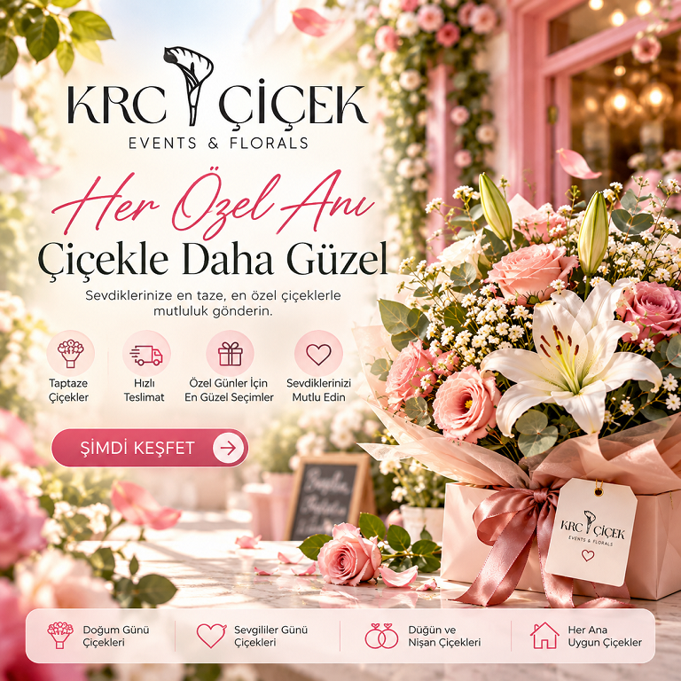 İstanbul içi aynı gün teslimatlı lüks beyaz gül, ortanca ve orkide aranjmanı - KRC Çiçek özel tasarım butik çiçek.