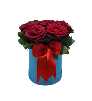 kutuda gül, kırmızı güller, çiçek aranjmanı, hediye çiçek