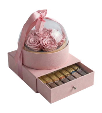 kutuda gül, çikolatalı çiçek, hediye kutusu