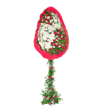 erforje çiçek, açılış çiçeği, kırmızı gül çelenk, düğün