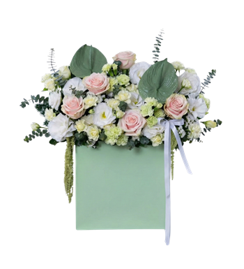 Kutuda Gül, Antoryum Tasarımı, Modern Çiçek, Hediye Aranjman